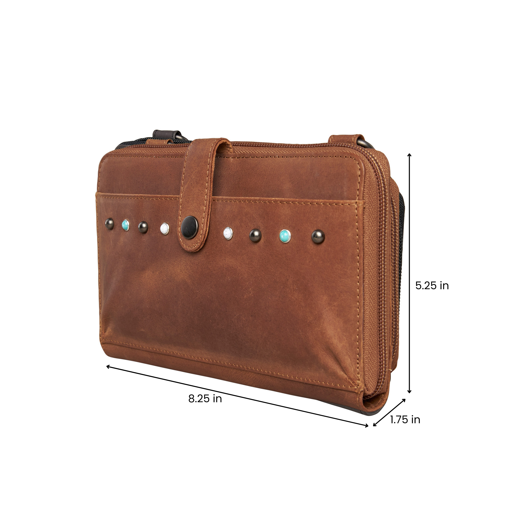 Concealed Carry Millie Leather Crossbody Organizer - YKK Locking with Universal Holster for Pistol - Lightweight Concealed Carry - CCW Pistol Bag - Women Conceal Carry - crossbody handgun bag - crossbody bags for everyday use - Lady Conceal - Unique Hide Purse - Locking YKK Purse - Fanny Pack for Gun and Pistol - Easy CCW - Fast Draw Bag - Secure Gun Bag