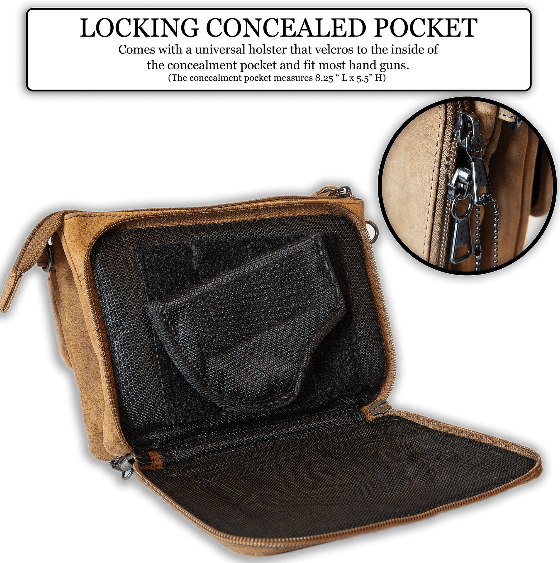 UC Leather Crossbody Bag - concealed carry crossbody purse - Gun Bag Cowboy Leather - Unique Hide Crossbody Gun and Pistol Bag - crossbody bag for concealed gun carry - Unique Cowboy Leather Crossbody gun bag - concealed carry crossbody leather gun purse - concealed carry crossbody cowboy leather gun purse with locking zipper - concealed carry purse for woman