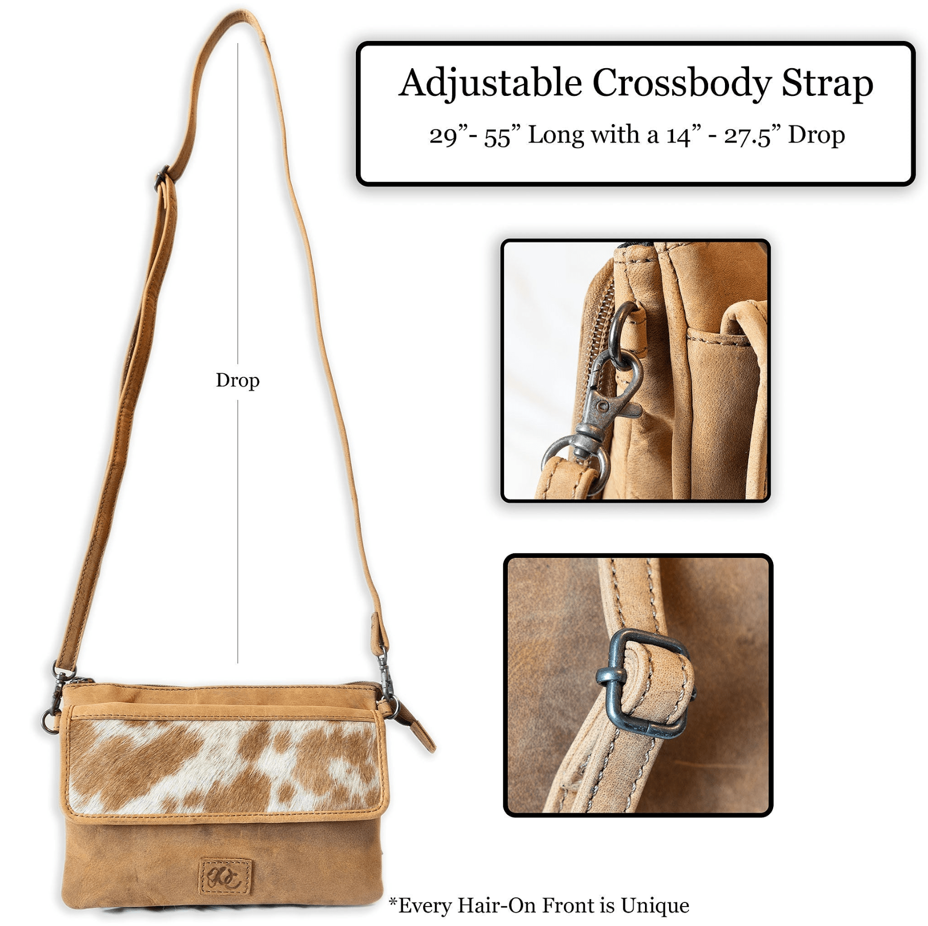 UC Leather Crossbody Bag - concealed carry crossbody purse - Gun Bag Cowboy Leather - Unique Hide Crossbody Gun and Pistol Bag - crossbody bag for concealed gun carry - Unique Cowboy Leather Crossbody gun bag - concealed carry crossbody leather gun purse - concealed carry crossbody cowboy leather gun purse with locking zipper - concealed carry purse for woman