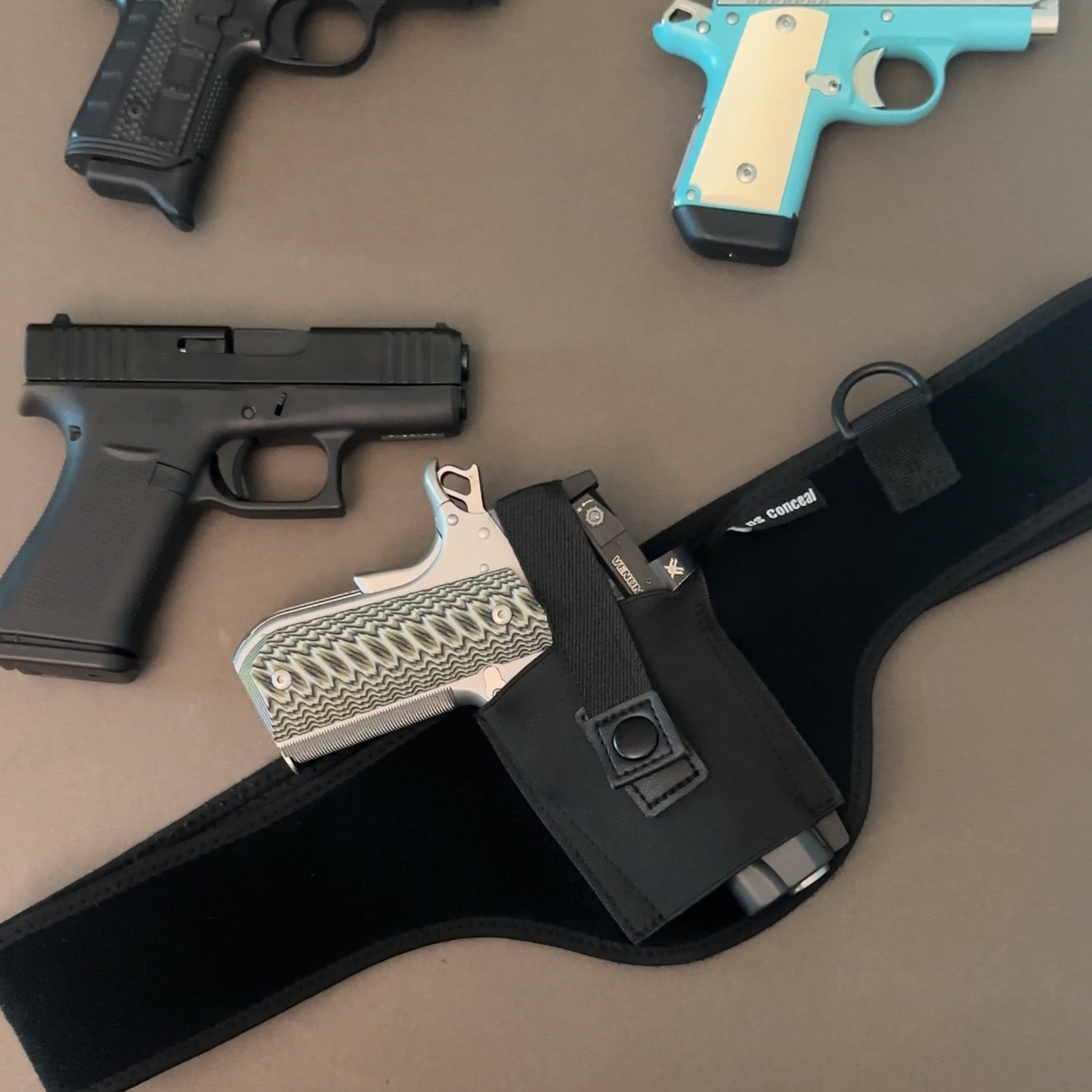 Belly Band for Concealed Carry by DS Conceal, Holster for Men and Women, Firearm Accessories, USA Women Owned