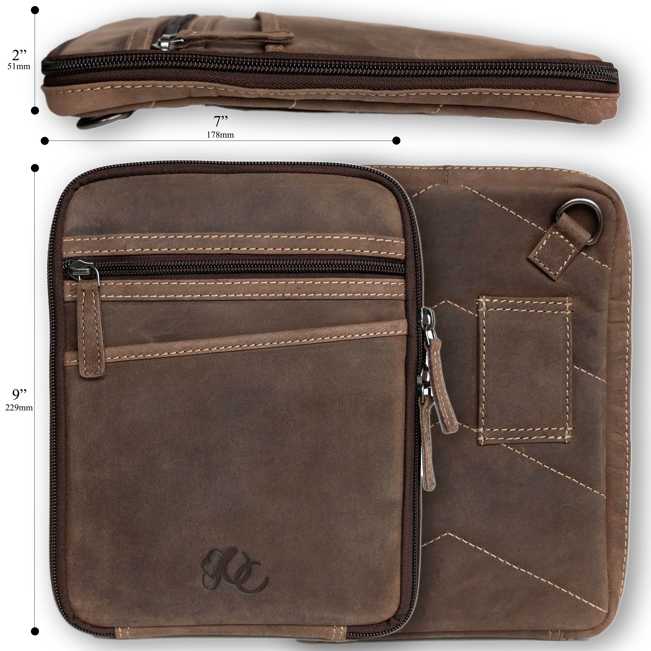 Dealer range bag by UC Leather, canvas and leather wholesale solution for pistol storage and sporting goods sales