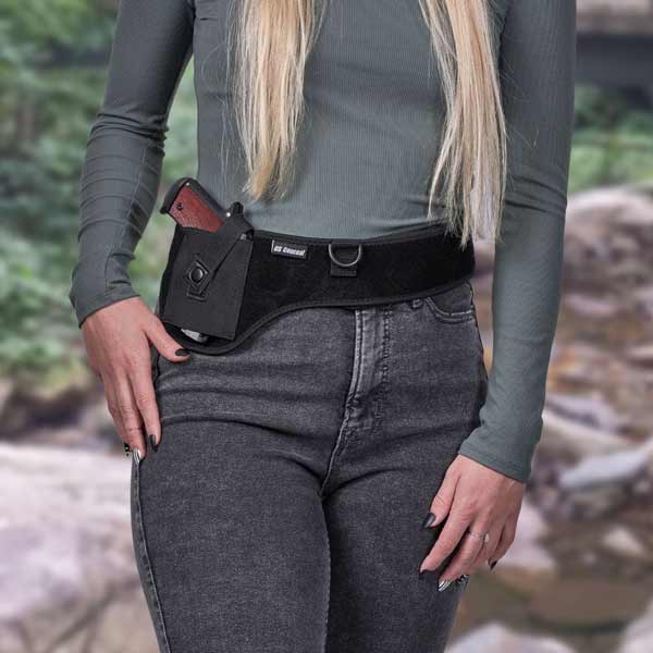 DS Conceal Belly Band Holster, Unisex Concealed Carry, Tactical Fit, Firearm Instructor Approved, Shop Favorite