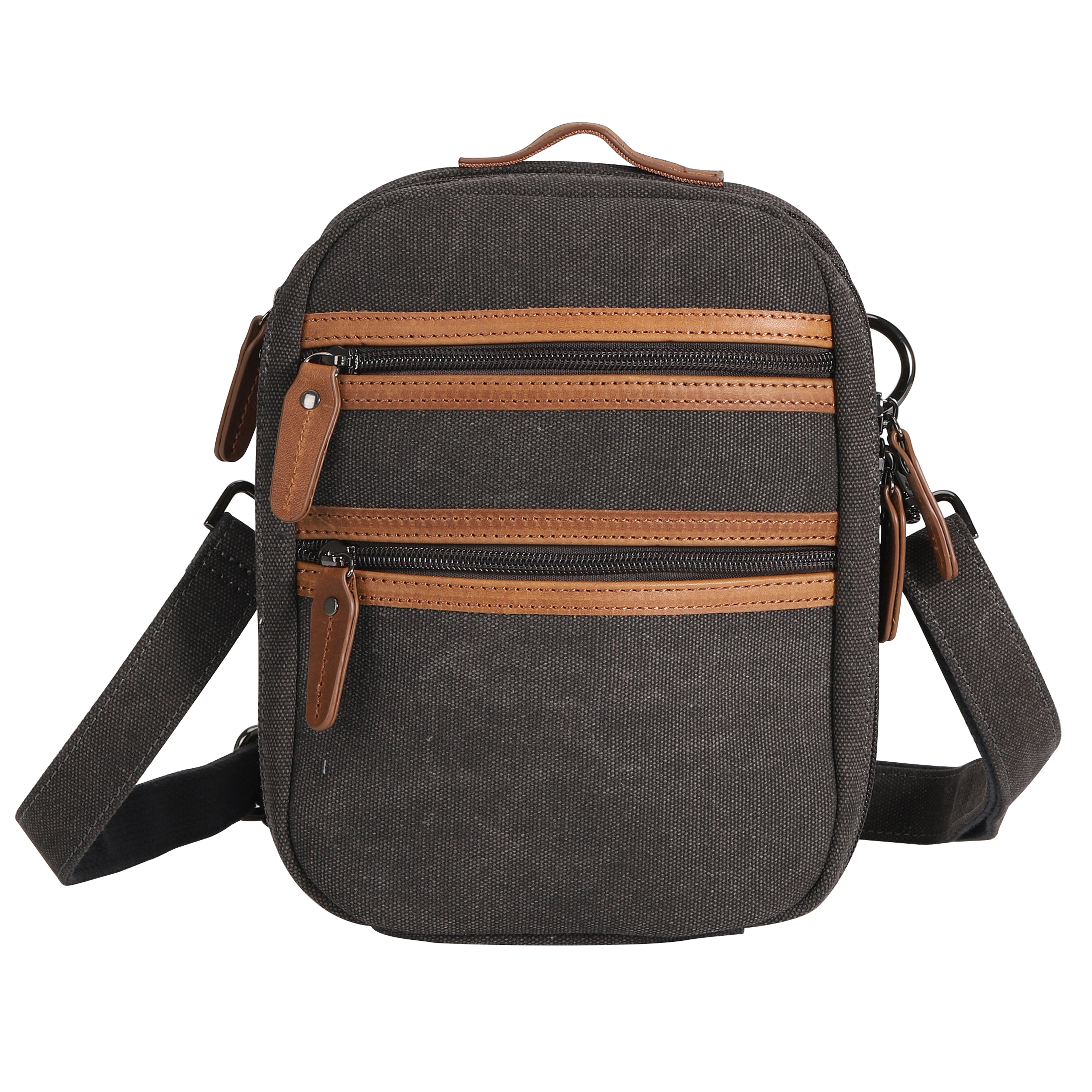 Tactical unisex Jax bag, concealed carry crossbody with secure canvas, Velcro holster