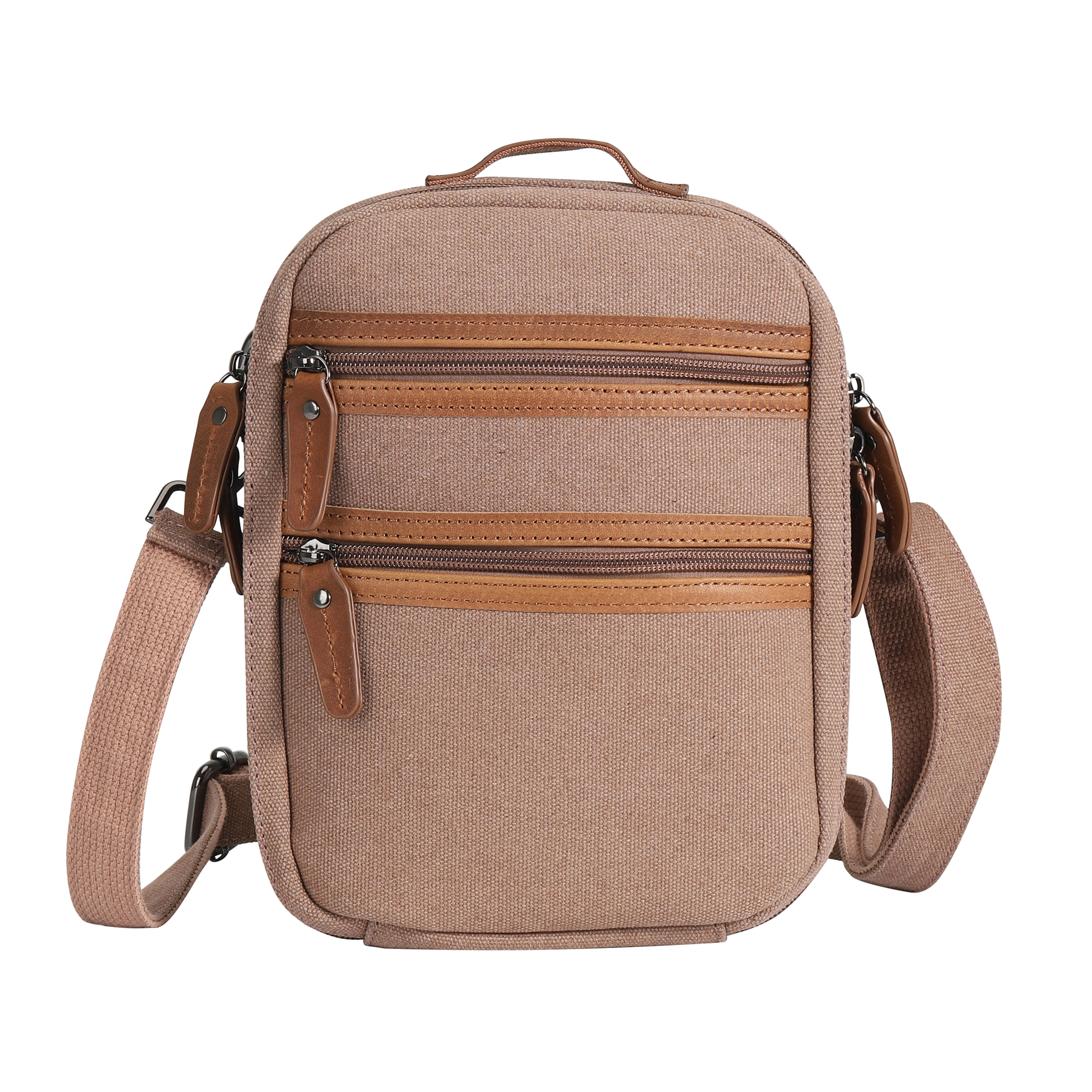 Tactical unisex Jax bag, concealed carry crossbody with secure canvas, Velcro holster