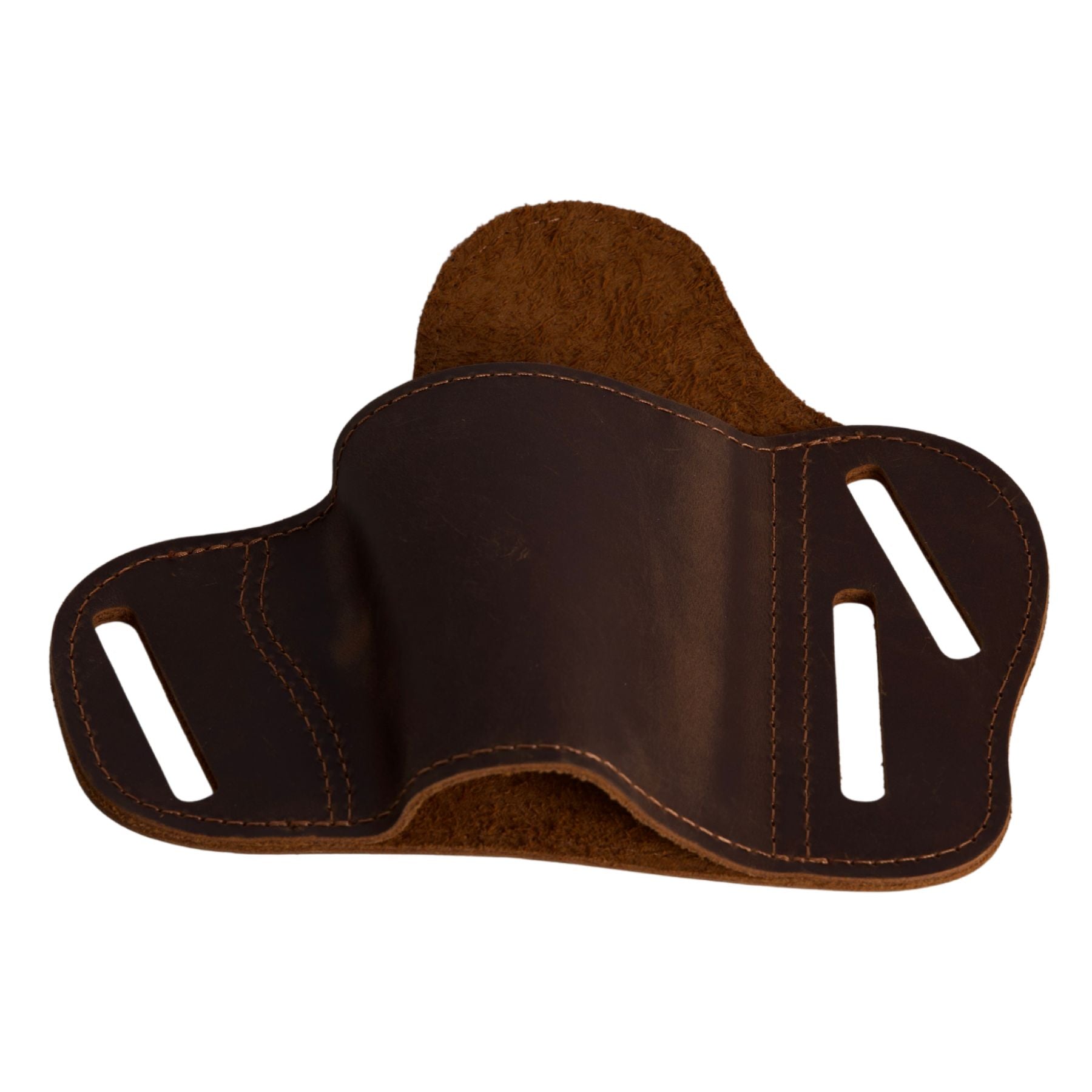 DS Conceal Holster Durable right-hand leather holster with triple-slot versatility for strong-side or cross-draw carry
