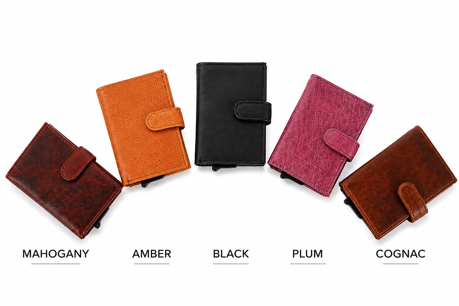 RFID Leather Wallet by Lady Conceal – Nova Pop-Up Style with 8-Card Capacity, Coin Pouch, ID Slot – Wholesale Ready