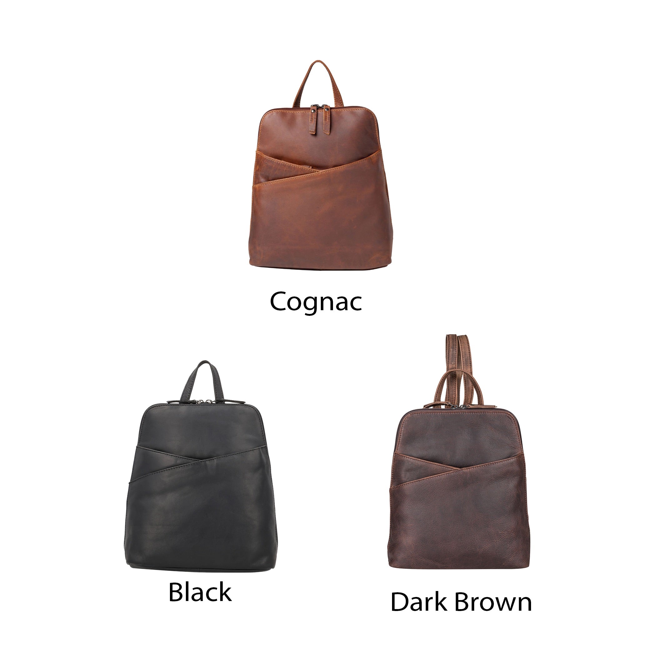 Concealed Carry Jayden Leather Backpack by Lady Conceal
