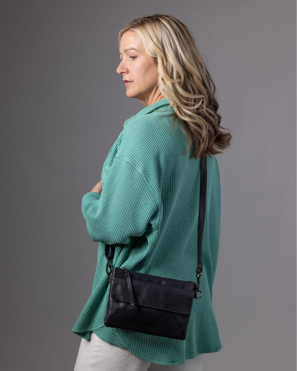 Concealed Carry Natasha Leather Crossbody by Lady Conceal