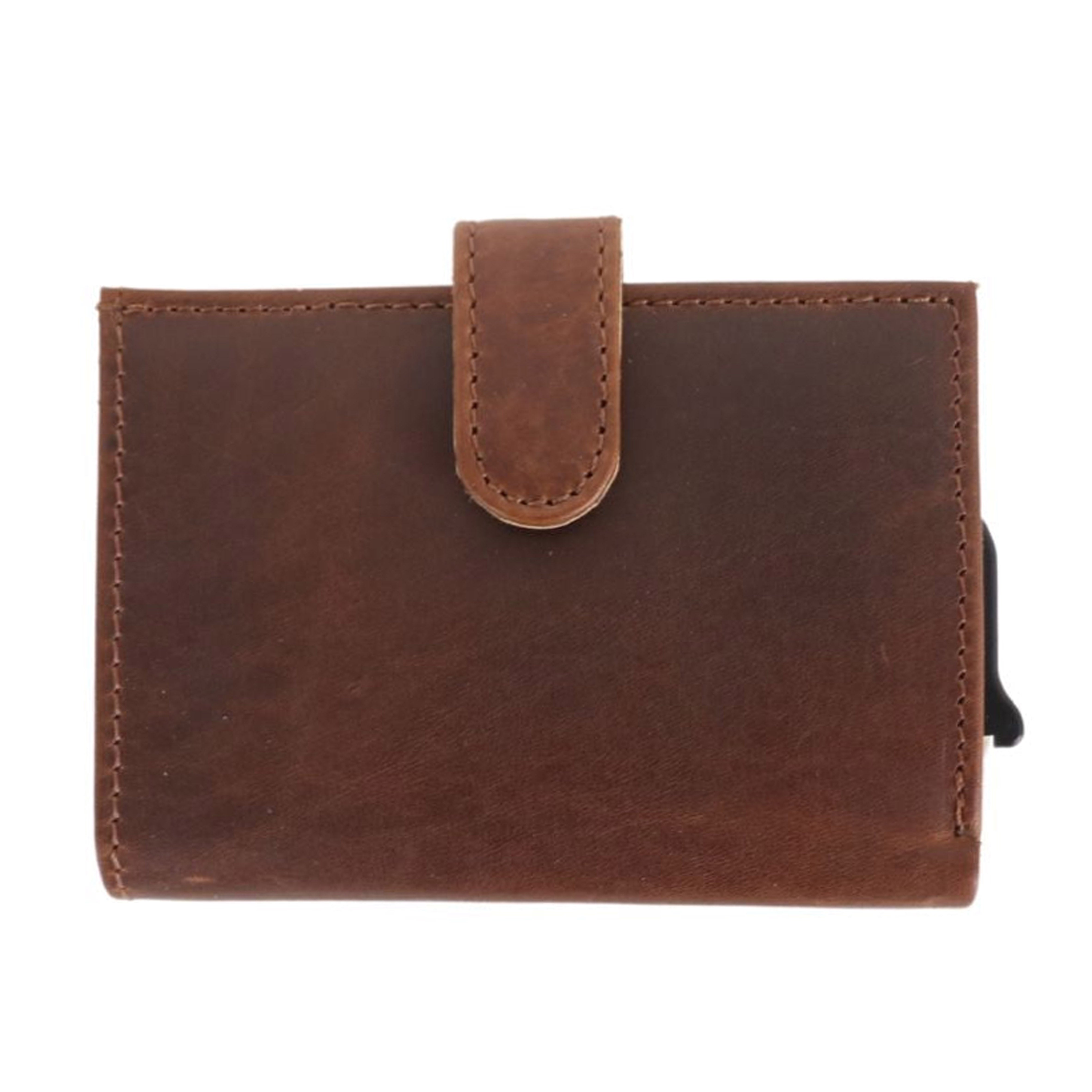 RFID Leather Wallet by Lady Conceal – Nova Pop-Up Style with 8-Card Capacity, Coin Pouch, ID Slot – Wholesale Ready