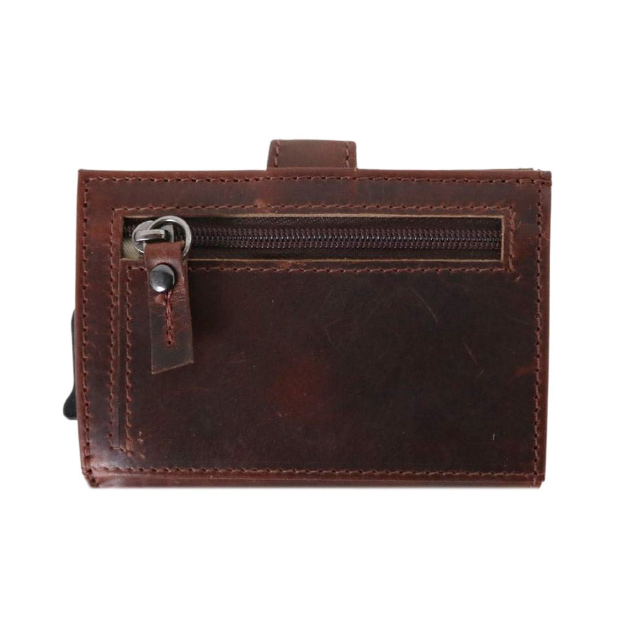 RFID Leather Wallet by Lady Conceal – Nova Pop-Up Style with 8-Card Capacity, Coin Pouch, ID Slot – Wholesale Ready