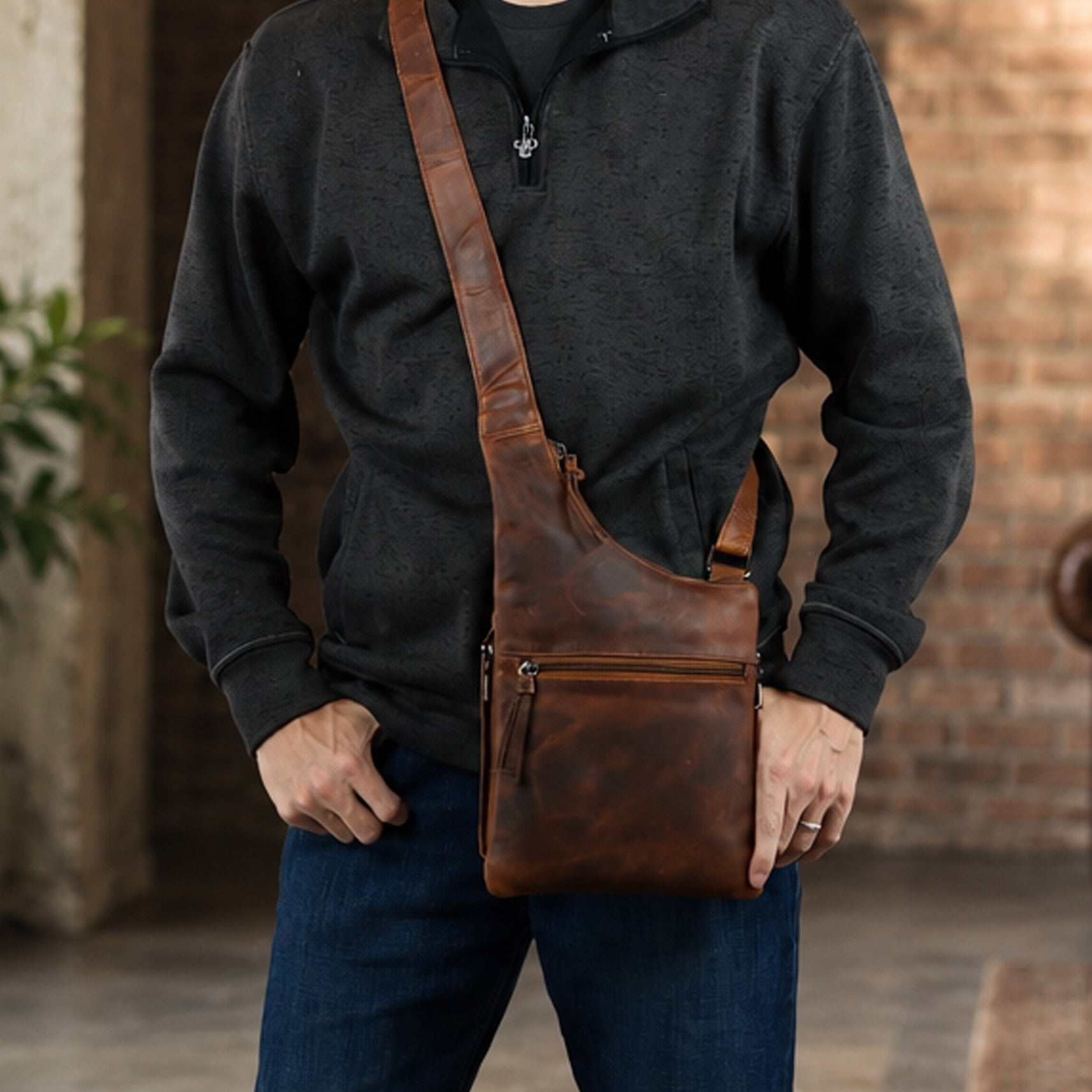 Concealed Carry Unisex Remi Crossbody Purse - YKK Locking Zippers and Universal Holster Pistol Bag - Discreet Gun CCW - Secure Gun Purse - Tactical womans purse for pistol - Concealed Carry Purse - most popular crossbody bag - crossbody handgun bag - crossbody bags for everyday use - Lady Conceal - Unique Hide Purse - Locking YKK Purse - Fanny Pack for Gun and Pistol - Easy CCW - Fast Draw Bag - Secure Gun Bag