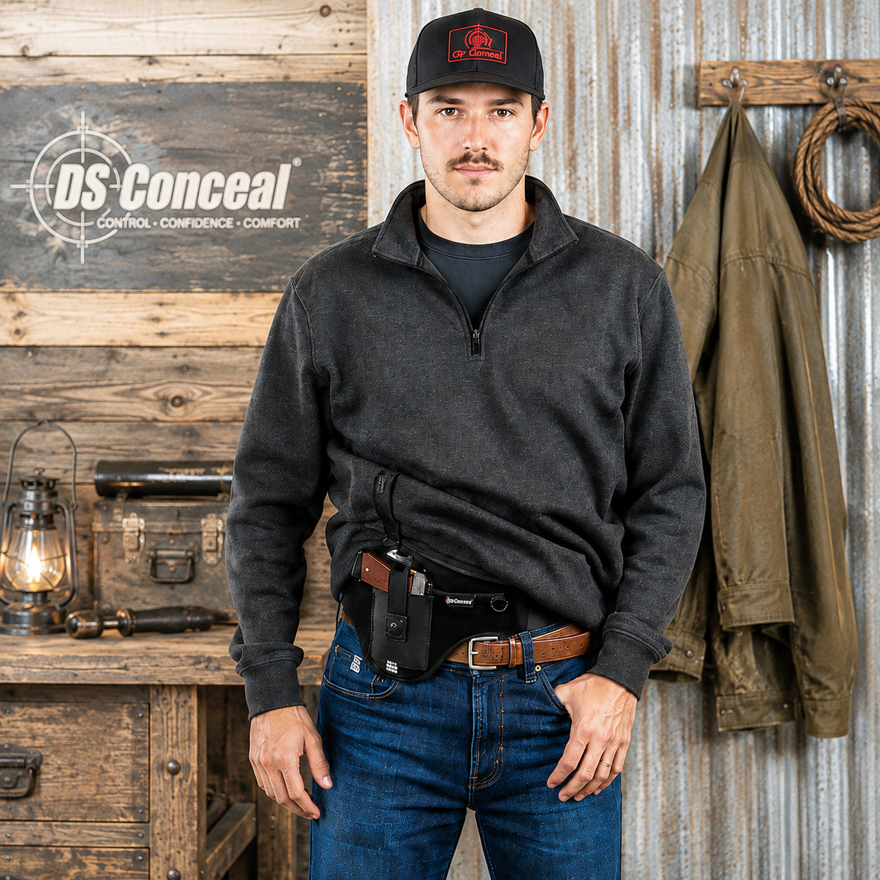 Unisex Simple Belly Band by DS Conceal, Fast Draw Holster, Concealed Carry, Dealer Inventory, USA Owned, DS Conceal Wholesale